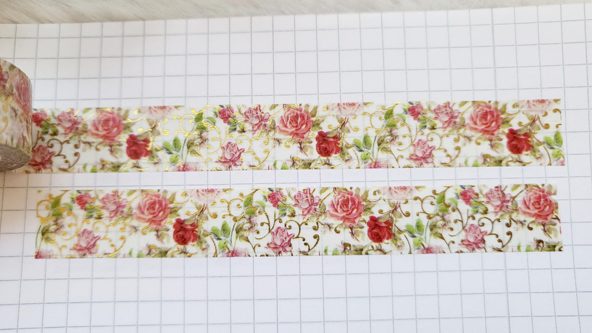 Washi Tape Roses